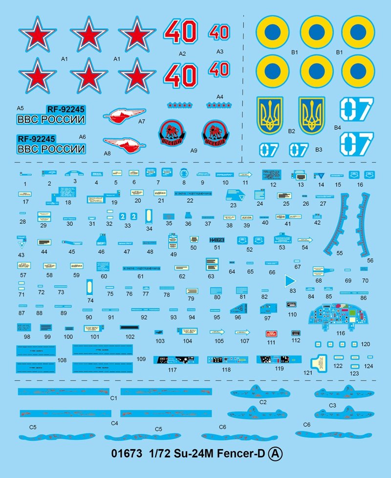 Trumpeter 01673 Su-24M Fencer-D – imagen 6