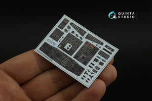 Quinta Studio QD+35108 MH-60L 3D-Printed &amp;amp; colored Interior on decal paper (Kitty Hawk) (with 3D-printed resin parts) 1/35 – Bild 6