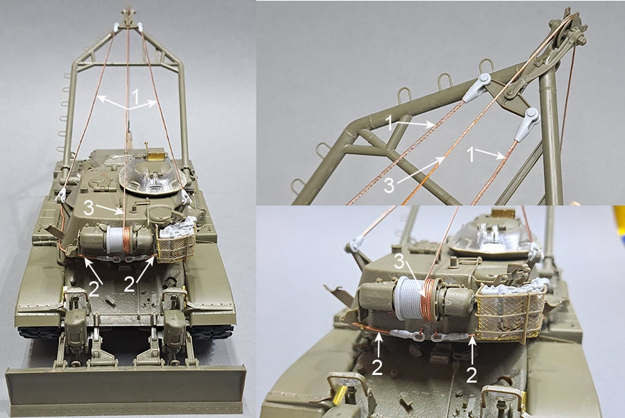 Eureka XXL ER-3572 Upgrade kit for the M728 Combat Engineer Vehicle fit to AFV Club 35254 1/35 – obrázek 7