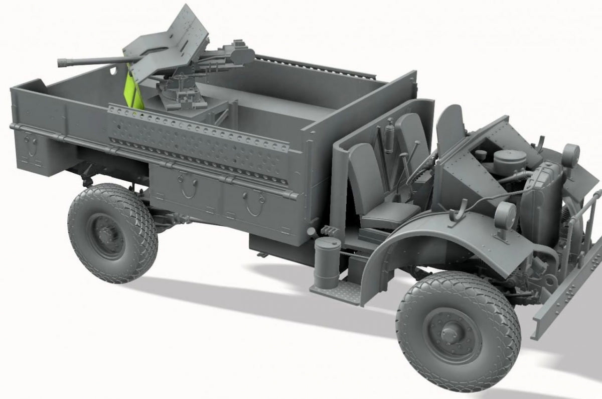 Thunder Model 35312 LRDG CMP F30 Truck w/ Ordnance 37 mm MKI Bofors Gun - Limited Bonus Edition 1/35 – image 7