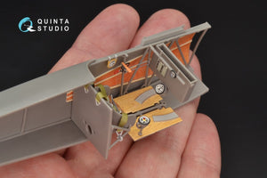 Quinta Studio QD32060 Fokker Dr.1 3D-Printed &amp;amp; colored Interior on decal paper (for Roden kit) 1/32 – image 4