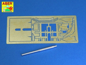 Aber 72L-47 Italian 90mm barrel for 90/53 Gun and additional fully detailed shield 1/72