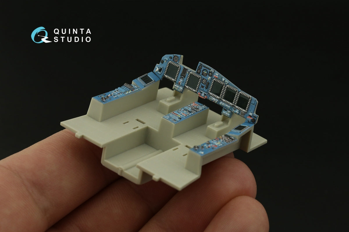 Quinta Studio QDS-48018 Su-34 3D-Printed colored Interior on decal paper (KittyHawk) (Small version) 1/48 – obrázek 8