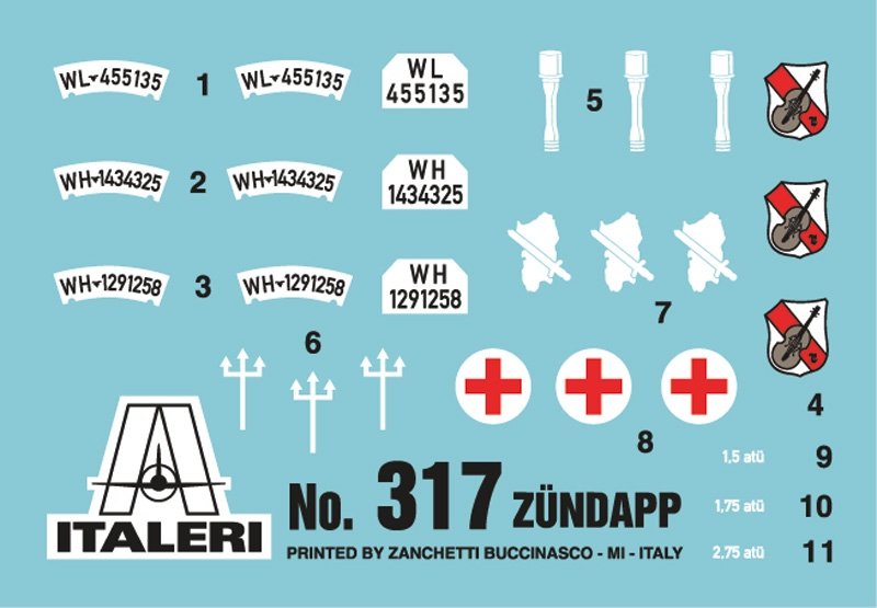 Italeri 0317 ZUNDAPP KS750 WITH SIDECAR 1/35 – image 4