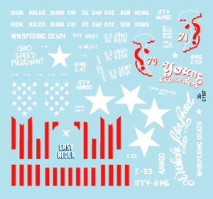 Star Decals 35-C1197 Vietnam Gun Trucks 4 1/35 – Bild 3