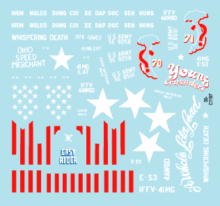 Star Decals 35-C1197 Vietnam Gun Trucks 4 1/35 – Bild 3