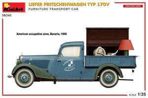 MiniArt 38065 LIEFER PRITSCHENWAGEN TYPE 170V. FURNITURE TRANSPORT CAR 1/35 – image 10