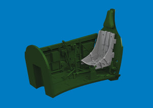 Eduard 6481065 P-40 seat w/ integral belts Type 2 PRINT Eduard 1/48 – obrázek 3