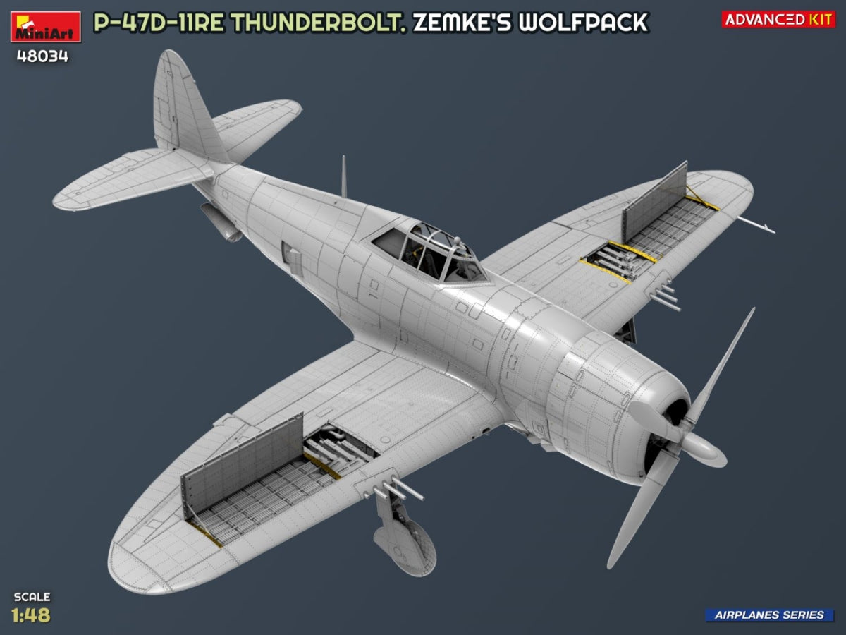 MiniArt 48034 P-47D-11RE Thunderbolt. Zemke&amp;#39;s Wolfpack. Advanced Kit 1/48 – obrázek 2