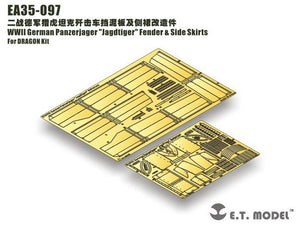 ET Model EA35-097 WWII German Panzerjager &amp;quot;Jagdtiger&amp;quot; Fender &amp;amp; Side Skirts For DRAGON Kit 1/35 – image 5