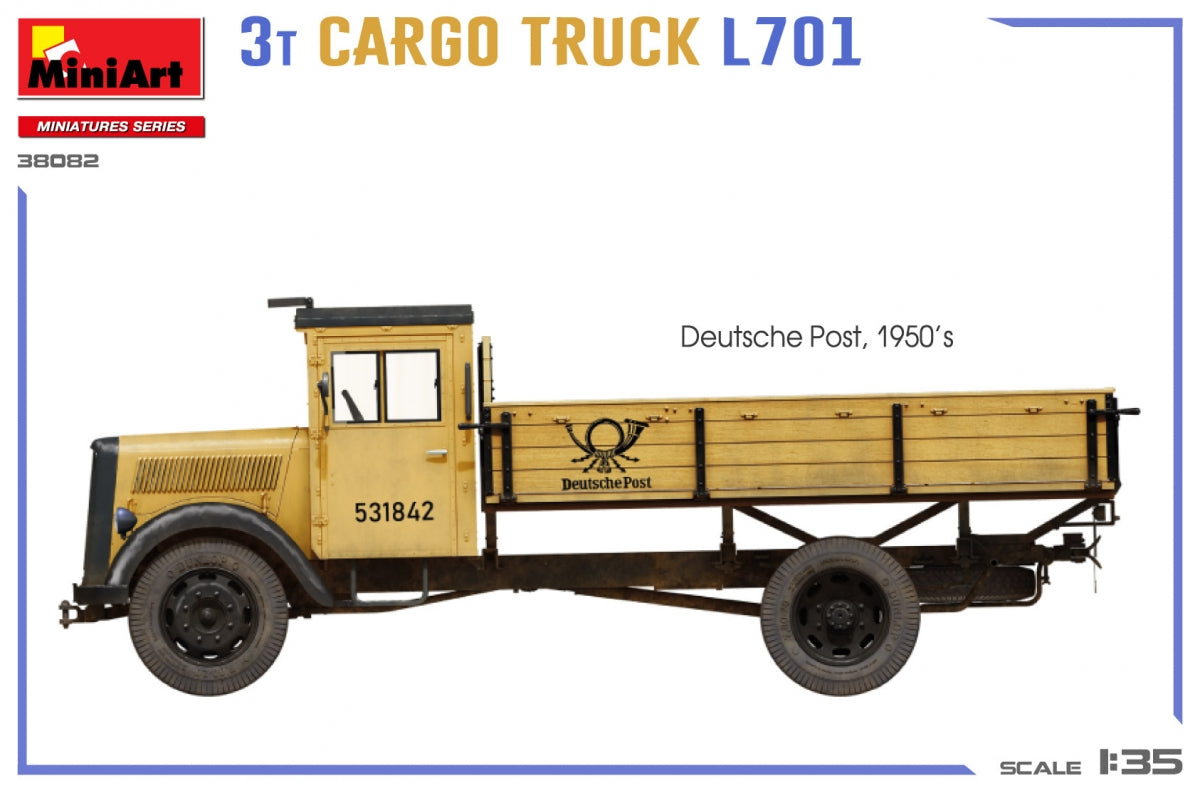 MiniArt 38082 3T CARGO TRUCK L701 1/35 – image 8