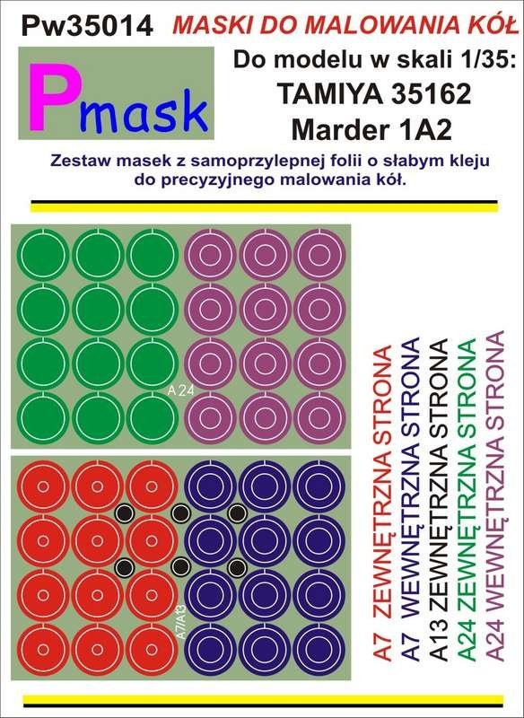 P-Mask PW35014 SCHUTZENPANZER MARDER 1A2 TAMIYA 35162 1/35