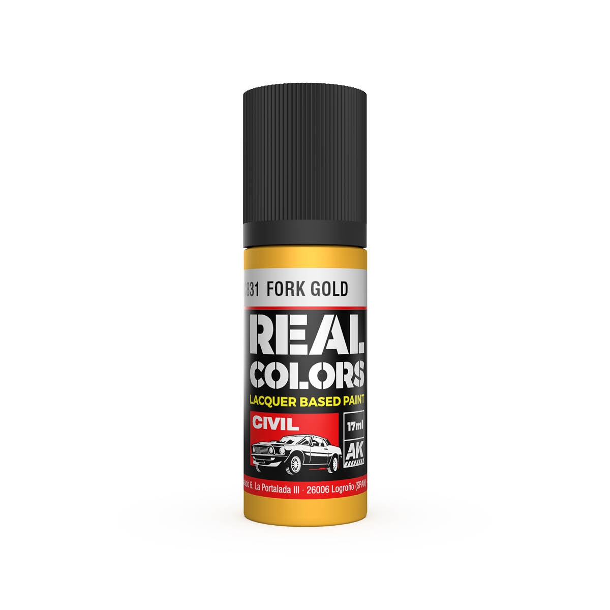 AK Interactive RC831 Fork Gold 17 ml – image 2