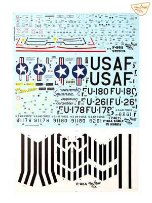 Clear Prop! CP4825 North American F-86 A Sabre in Korea Early Variants (Advanced Kit) 1/48 – imagen 30