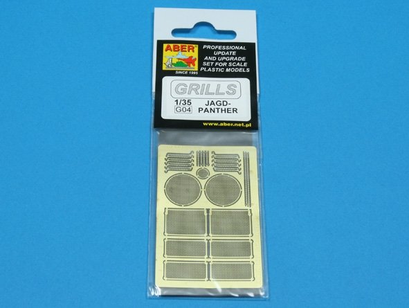 Aber 35G04 Grilles for german self-propelled gun Jagdpanther 1/35 – image 4