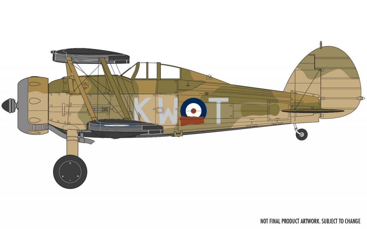 Airfix 02052A Gloster Gladiator Mk.I/Mk.II 1/72 – imagen 3