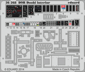 Eduard 36268 Doobi Bulldozer interior - color 1/35 Meng