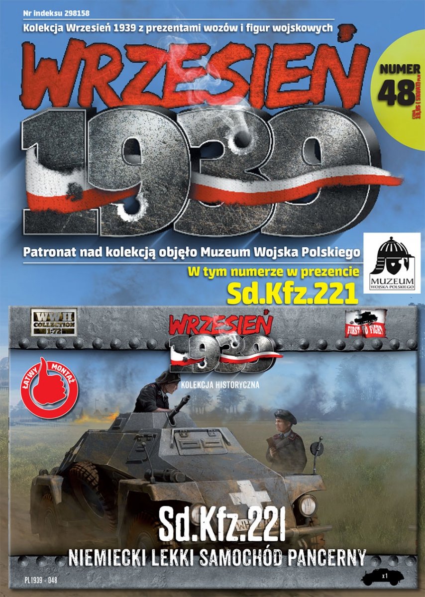 First to Fight PL048 German Light Armored Car Sd.Kfz.221 (1/72)