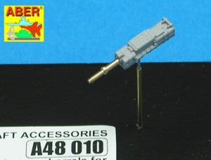 Aber A48 010 Set of 2 barrels for German aircraft 30mm machine cannons MK 108 with blast tube 1/48 – Bild 4