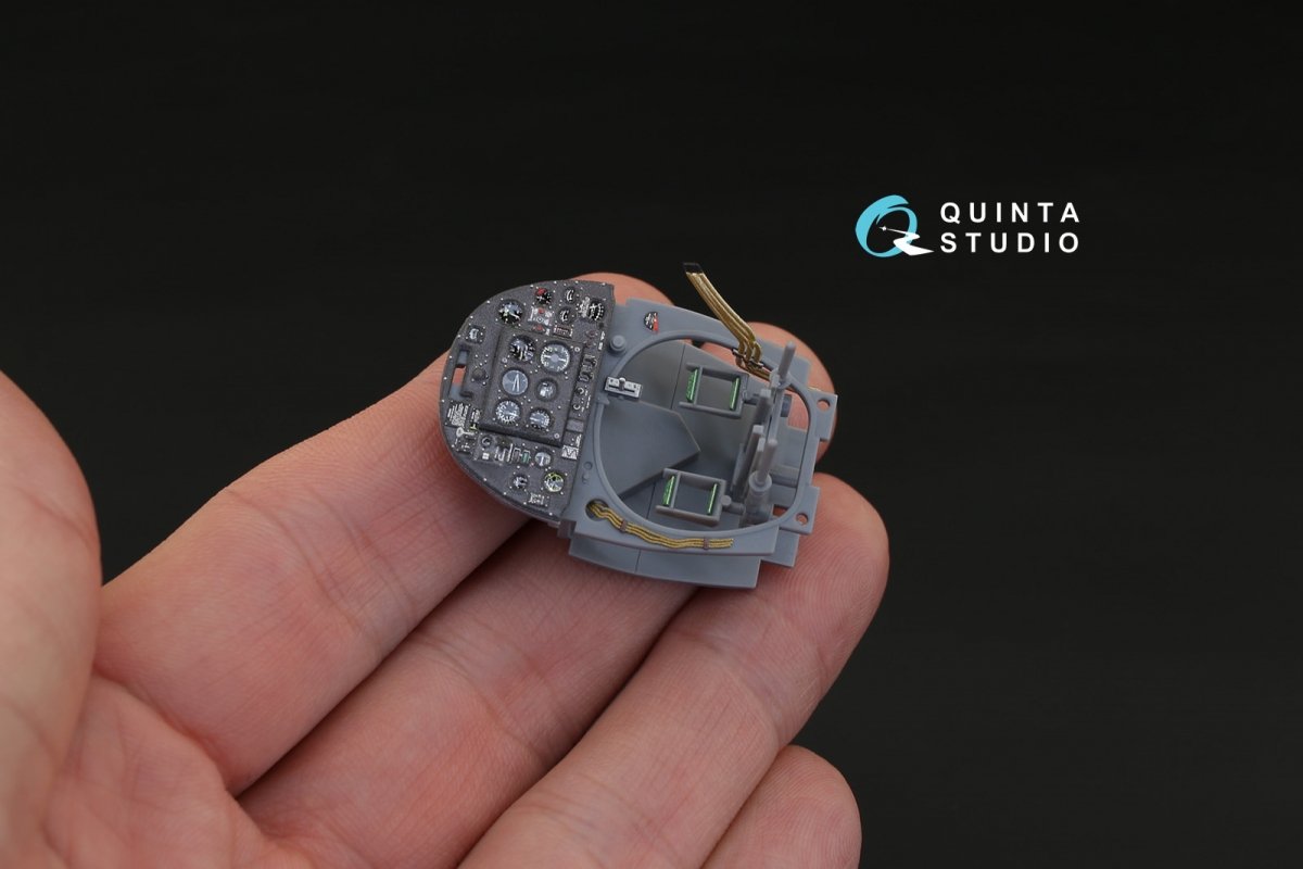 Quinta Studio QD32019 Spitfire Mk.VIII 3D-Printed &amp;amp; colored Interior on decal paper (for Tamiya kit) 1/32 – obrázek 7