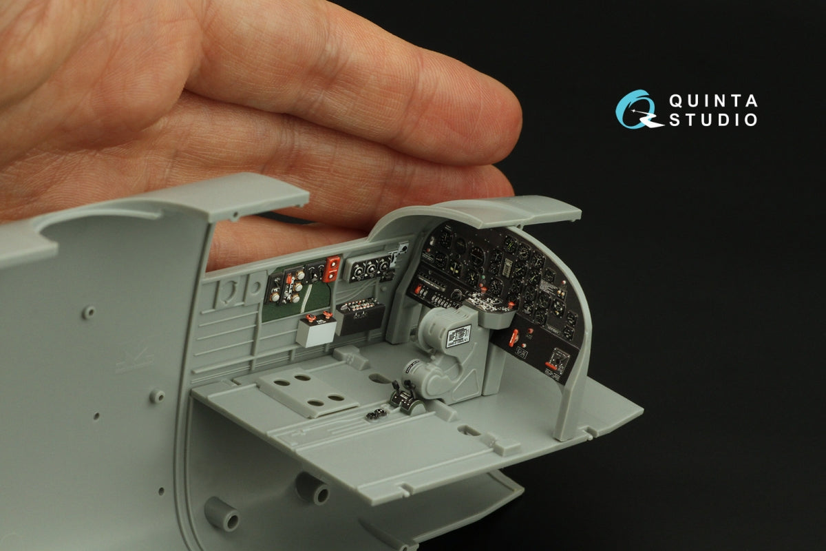 Quinta Studio QD32199 B-25H Mitchell 3D-Printed &amp;amp; colored Interior on decal paper (HK models) 1/32 – Bild 6