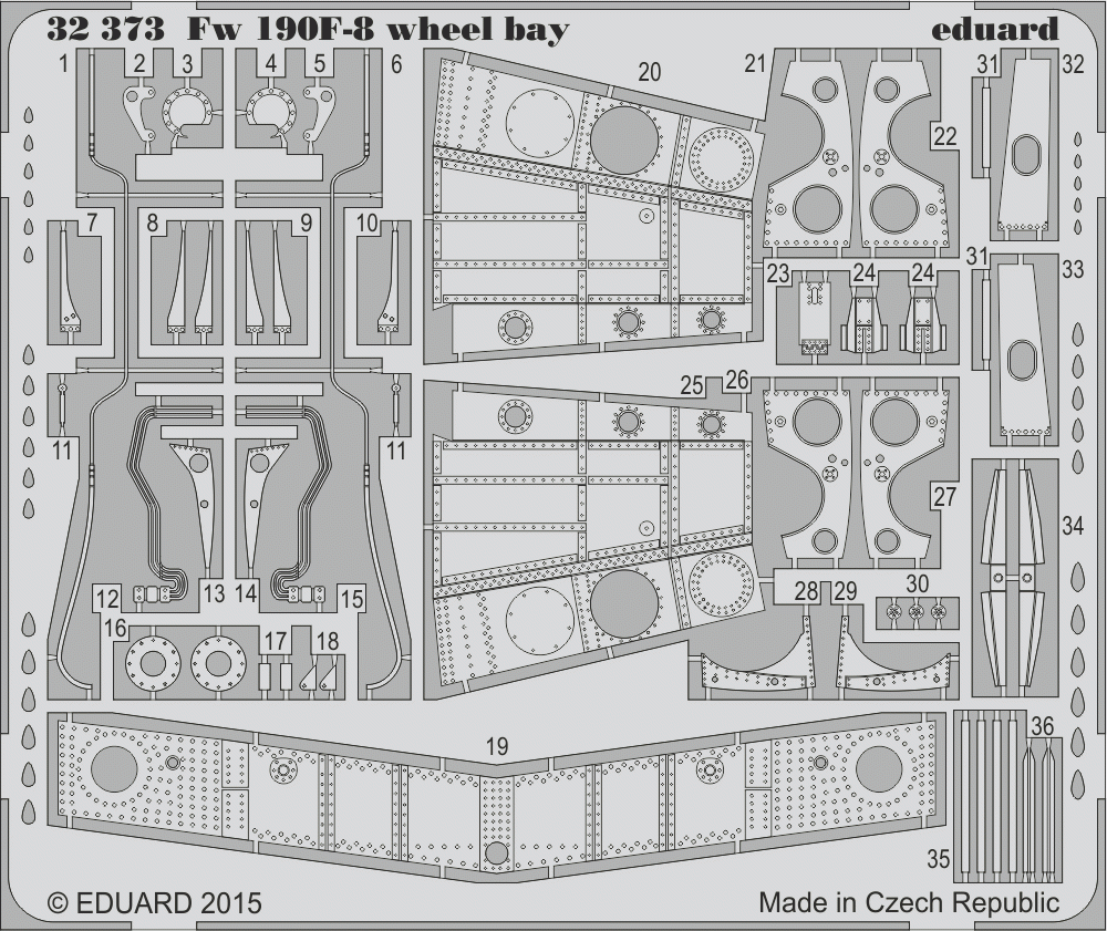 Eduard 32373 Fw 190F-8 wheel bay 1/32 REVELL
