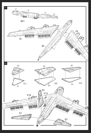 Modelcollect UA72200 B-52H US Stratofortress Strategic Bomber 1/72 – obrázek 37