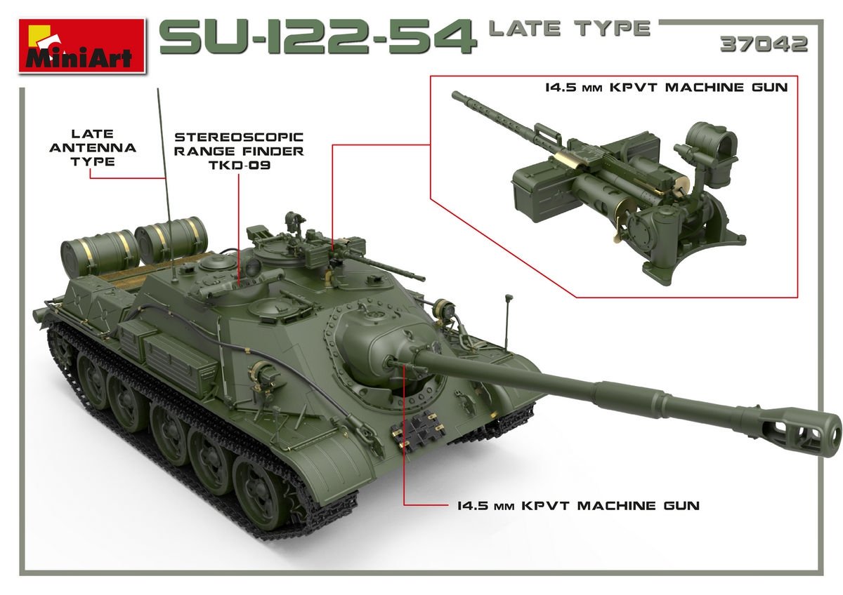 MiniArt 37042 SU-122-54 LATE TYPE 1/35 – image 9