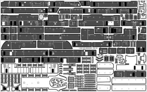 Pontos 37026FB USS BB-63 Missouri 1945 Advanced Detail Up Set (Deck Blue 20B stained wooden deck) 1/350 – image 15