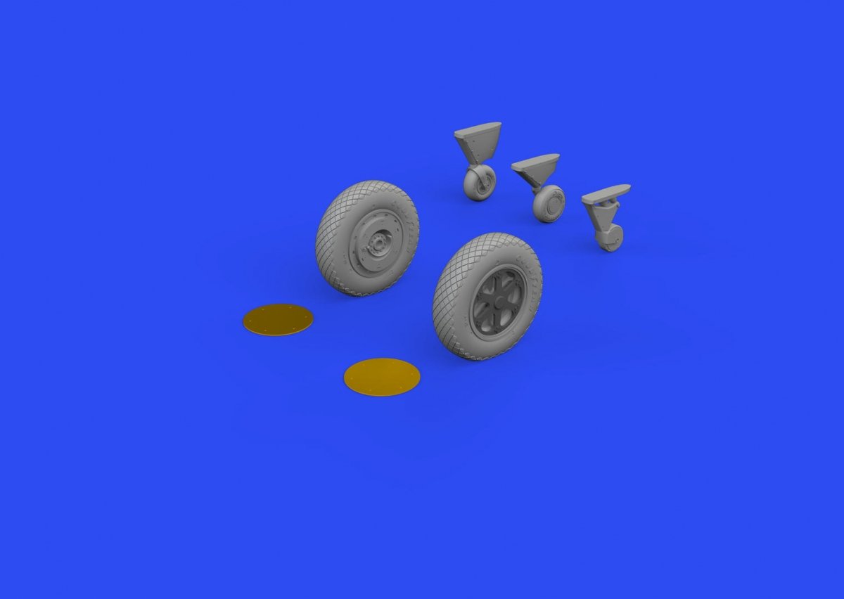 Eduard 648816 F4F-4 wheels late EDUARD 1/48 – image 4
