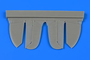Surfaces de contrôle du Spitfire Mk.IX Aires 7349 (modèles début 1/72, Eduard)