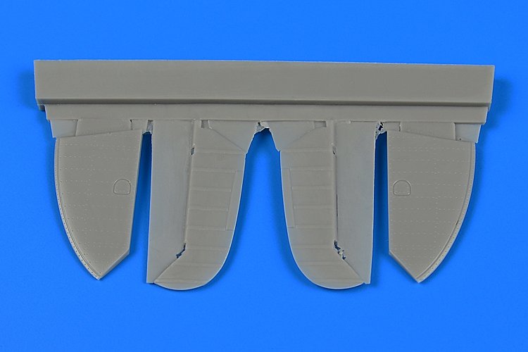 Surfaces de contrôle du Spitfire Mk.IX Aires 7349 (modèles début 1/72, Eduard)