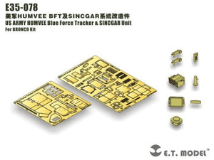 ET Model E35-078 US ARMY HUMVEE Blue Force Tracker &amp;amp; SINCGAR Unit (For BRONCO Kit) (1/35)