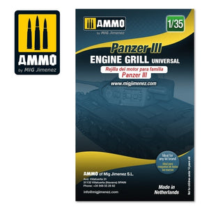 Ammo of Mig 8088 Panzer III engine grills universal 1/35 – obrázek 2
