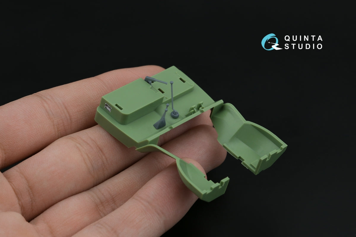 Quinta Studio QD+48568 URAL 4320 3D-Printed &amp;amp; colored Interior on decal paper (KittyHawk/Zimi model) (with 3D-printed resin parts) 1/48 – immagine 8