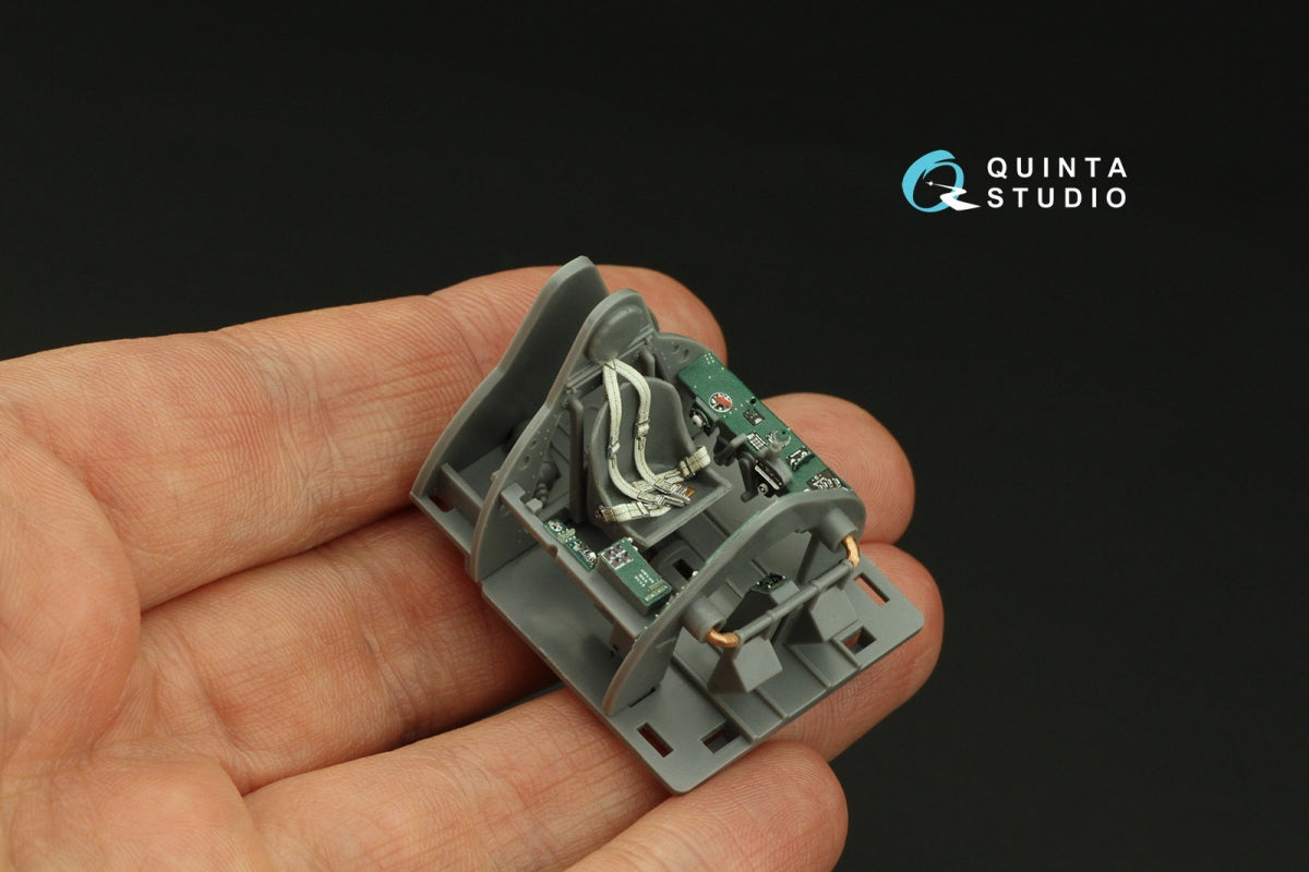 Quinta Studio QD48334 F4F-4 Wildcat 3D-Printed &amp;amp; colored Interior on decal paper (Tamiya) 1/48 – immagine 7