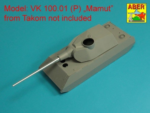 Aber 35L-327 Barrel 128mm PaK 44 L/55 for Vk 100.01(P) MAMMUT / Barrel 128mm PaK 44 L/55 for Vk 100.01(P) MAMMUT 1/35 – image 5