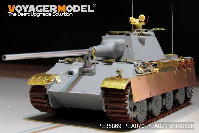 Voyager Model PE35869 WWII German Panther II tank basic for AMUSING HOBBY 1/35 – immagine 8