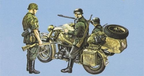 Italeri 0315 BMW R75 avec side-car (1/35)