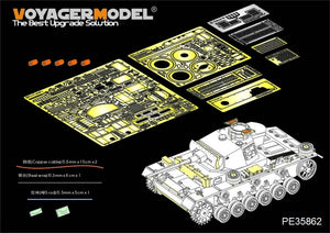 Voyager Model PE35862 WWII German Pz.KPfw.III Ausf.L basic For DRAGON 6387 1/35