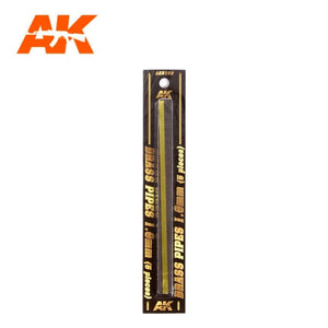AK Interactive AK9109 BRASS PIPES 1MM Ø. 5 UNITS. – immagine 2
