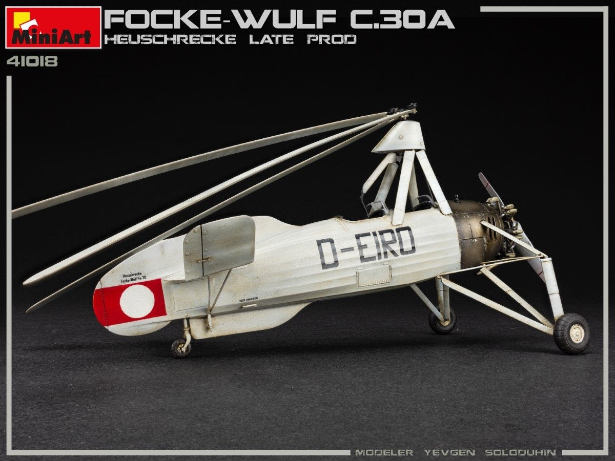 MiniArt 41018 FOCKE-WULF FW C.30A HEUSCHRECKE. LATE PROD 1/35 – obrázek 4