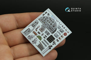 Quinta Studio QD32154 IL-2M3 3D-Printed &amp;amp; colored Interior on decal paper (Hobby Boss) 1/32 – obrázek 6