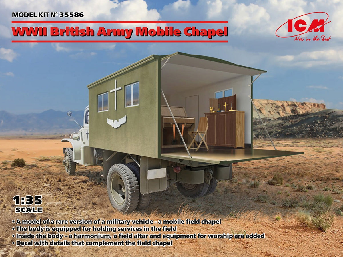 ICM 35586 WWII British Army Mobile Chapel 1/35 – image 2