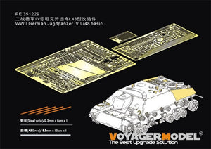 Voyager Model PE351229 WWII German Jagdpanzer IV L/48 basic (For Border BT-016) 1/35