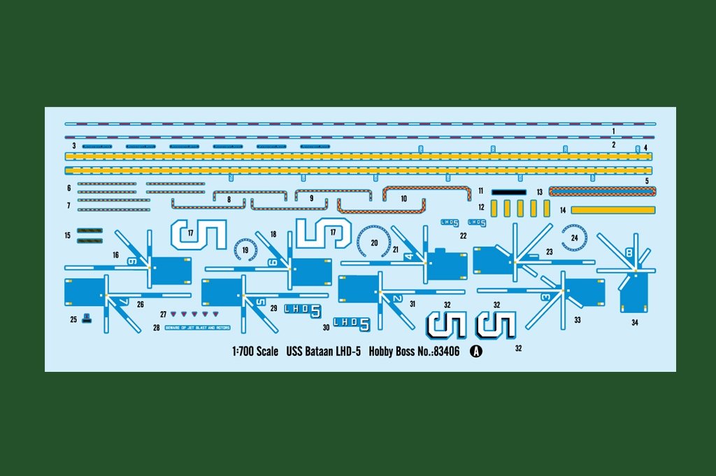 Hobby Boss 83406 USS Bataan LHD-5 1/700 – image 5