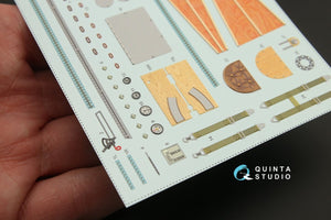 Quinta Studio QD32060 Fokker Dr.1 3D-Printed &amp;amp; colored Interior on decal paper (for Roden kit) 1/32 – image 3