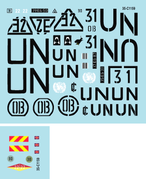 Star Decals 35-C1159 Balkan Peacekeepers #8. White Warriors 1/35 – Bild 2