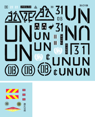 Star Decals 35-C1159 Balkan Peacekeepers #8. White Warriors 1/35 – Bild 2