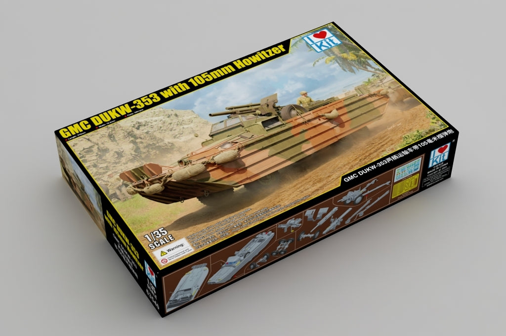 I Love Kit 63540 GMC DUKW-353 with 105mm Howitzer 1/35